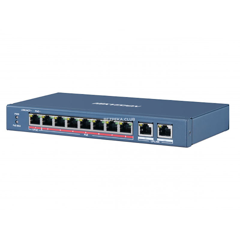 8-port PoE switch Hikvision DS-3E0310HP-E unmanaged - Image 1