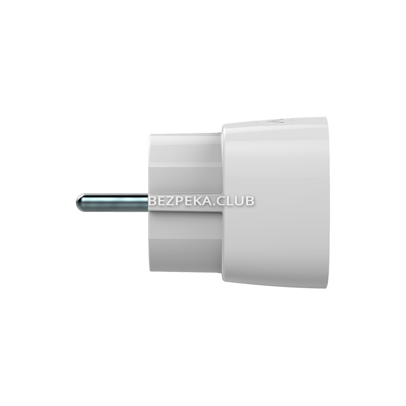 Радіокерована розумна розетка Ajax Socket white з лічильником енергоспоживання - Зображення 3