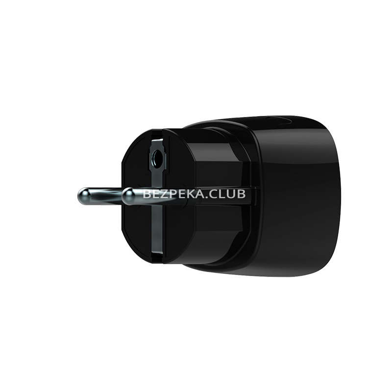 Радіокерована розумна розетка Ajax Socket black з лічильником енергоспоживання - Зображення 4