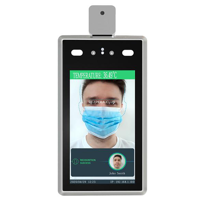 Access control system Partizan STD-2MP PM for face recognition and temperature measurement - Image 3