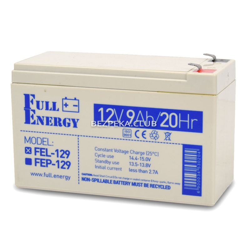 Акумулятор Full Energy FEL-129 - Зображення 1
