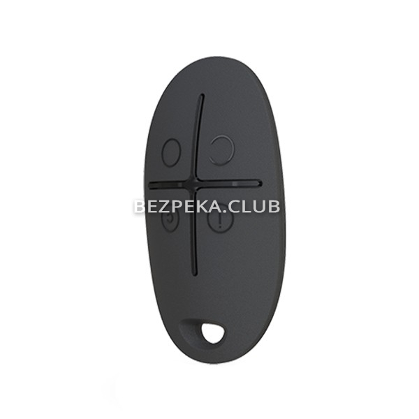 Wireless key fob Ajax SpaceControl black with panic button - Image 2