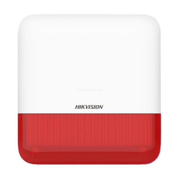 Security Alarms/Sirens Wireless indoor siren Hikvision DS-PS1-E-WE red