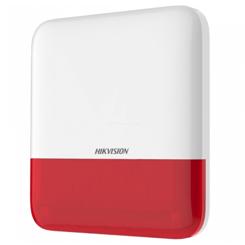 Wireless indoor siren Hikvision DS-PS1-E-WE red - Image 2
