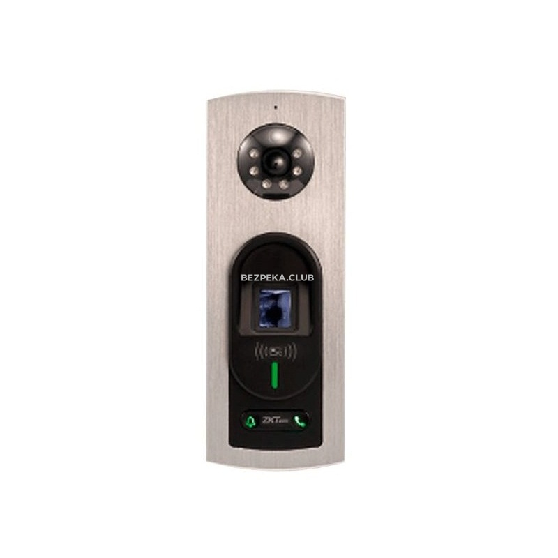 IP Video Doorbell ZKTeco Notus with RFID card and fingerprint reader - Image 1