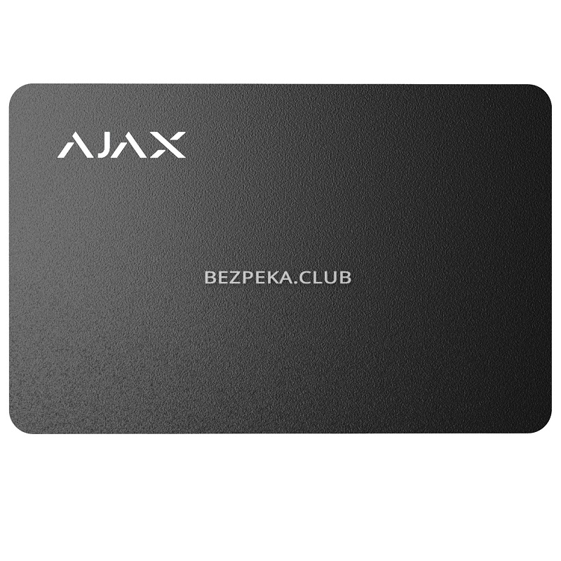 Ajax Pass black card (3 pieces) for managing the security modes of the Ajax security system - Image 1