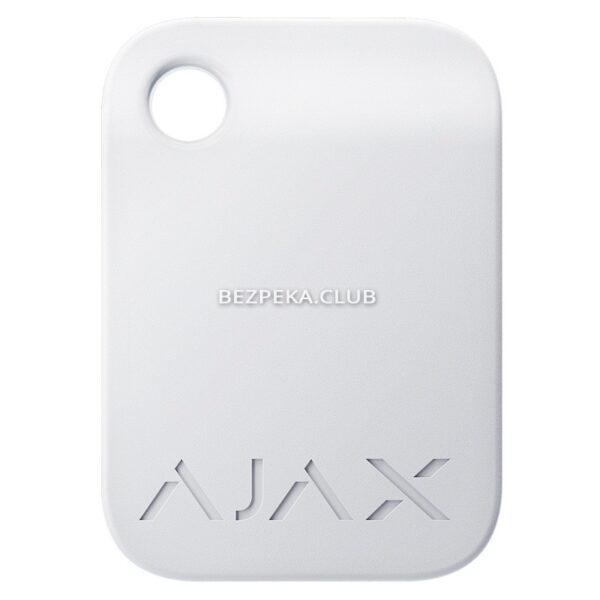 Системы контроля доступа (СКУД)/Карточки, Ключи, Брелоки Брелок Ajax Tag white (комплект 3 шт) для управления режимами охраны системы безопасности Ajax