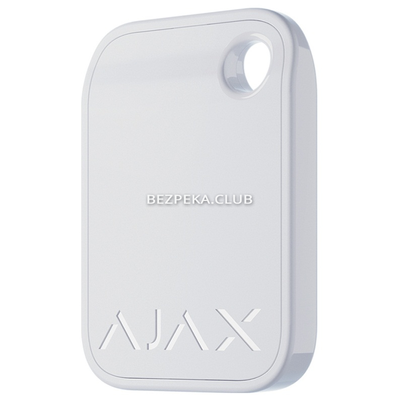 Брелок Ajax Tag white (комплект 3 шт) для управления режимами охраны системы безопасности Ajax - Фото 3