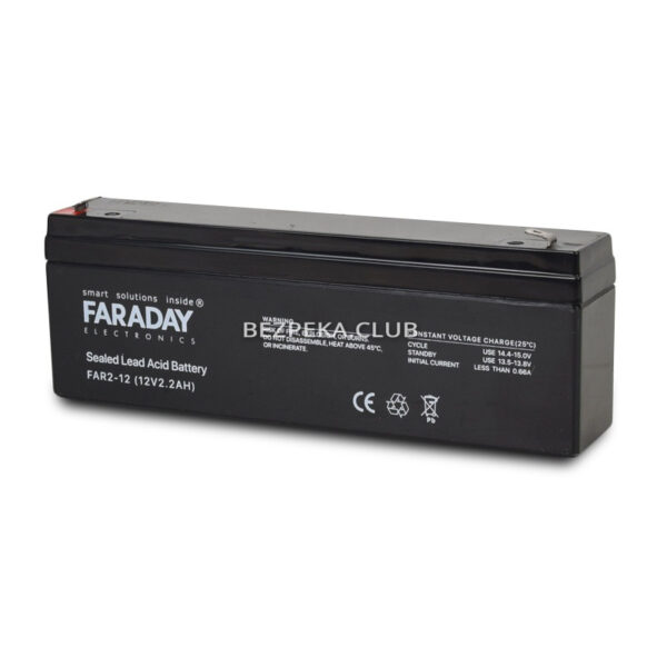 Power sources/Rechargeable Batteries Battery Faraday Electronics FAR2-12