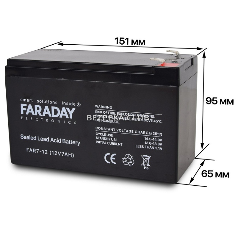 Акумулятор Faraday Electronics FAR7-12 - Зображення 2