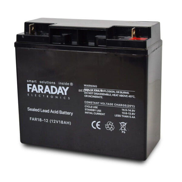 Power sources/Rechargeable Batteries Battery Faraday Electronics FAR18-12