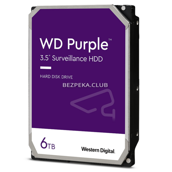 Системи відеоспостереження/Жорсткий диск для відеоспостереження Жорсткий диск 6 ТВ Western Digital WD62PURX