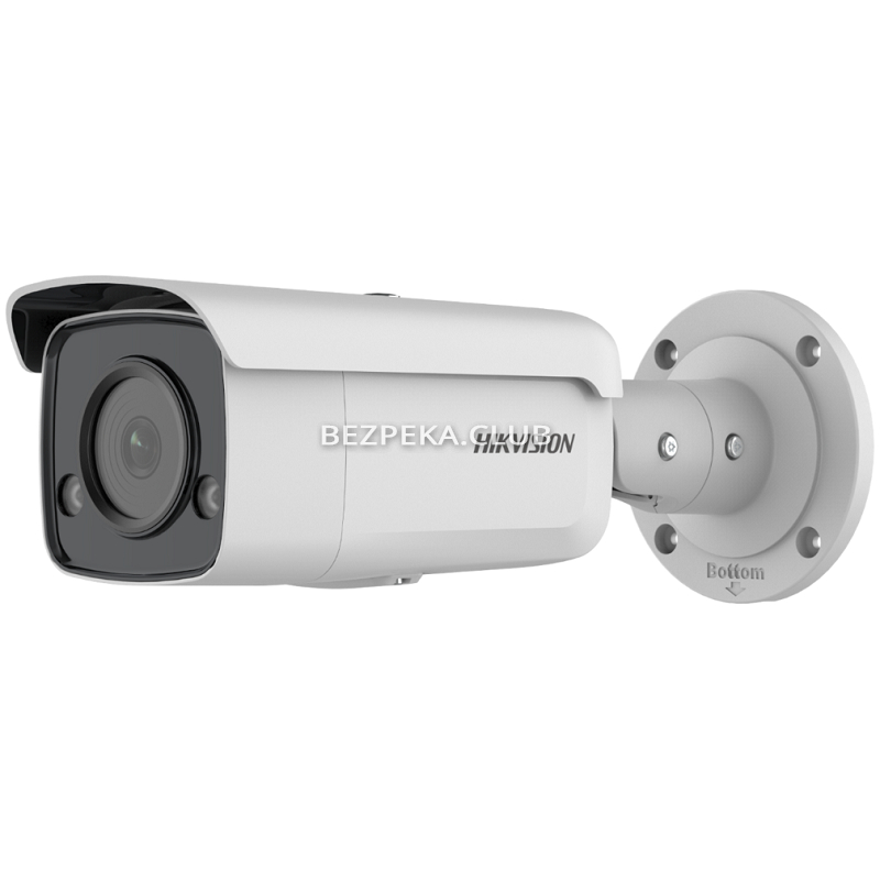 4 Мп IP відеокамера Hikvision DS-2CD2T47G2-L (C) (4 мм) з технологією ColorVu - Зображення 1