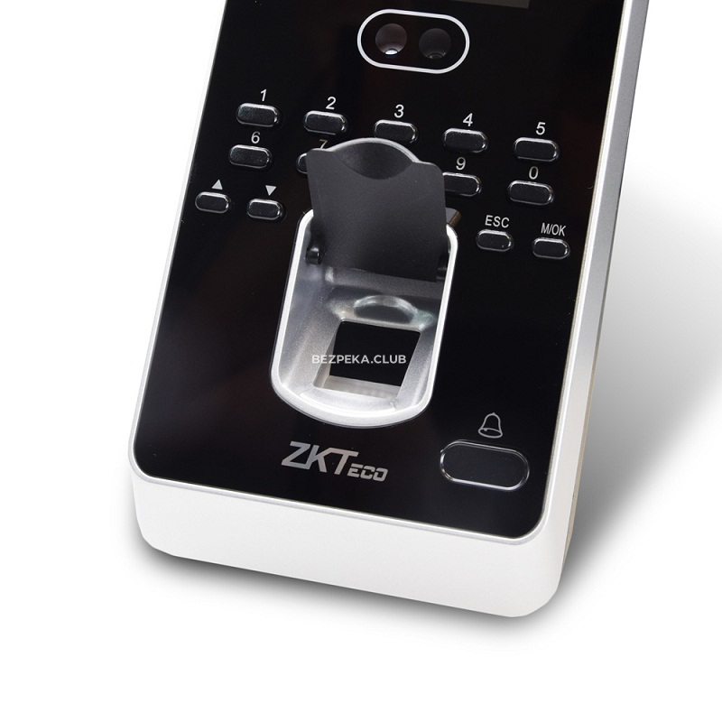 Біометричний термінал ZKTeco MultiBio 800-H/ID зі скануванням відбитка пальця, обличчя та карт доступу EM-Marine - Зображення 6