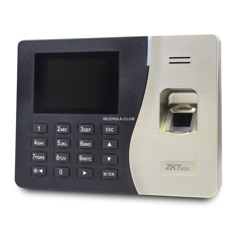 Біометричний термінал ZKTeco K20/ID зі скануванням відбитка пальця та карт доступу EM-Marine - Зображення 1