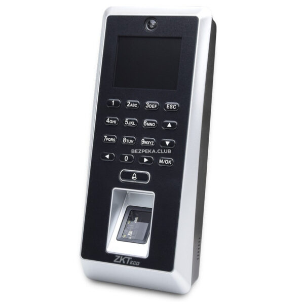 Access control/Biometric systems Biometric terminal ZKTeco F21/ID with scanning fingerprint and EM-Marine access cards