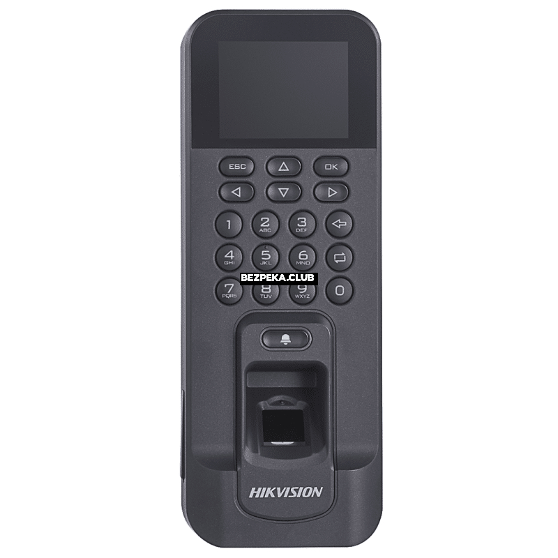 Hikvision DS-K1T804BEF fingerprint scanner with card reader - Image 1