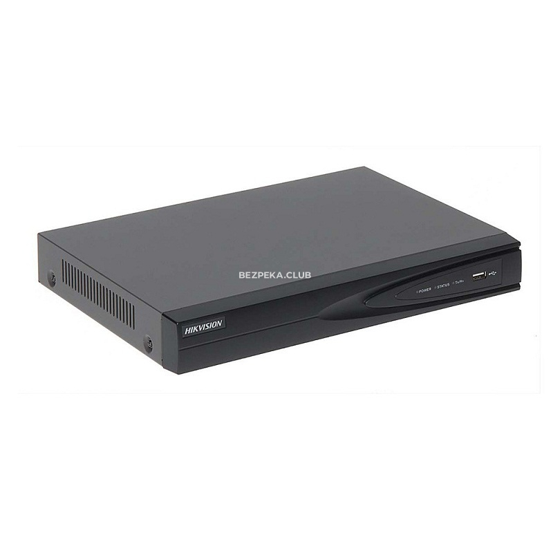 4-канальний NVR відеореєстратор Hikvision DS-7604NI-K1/4P(C) з PoE - Зображення 2