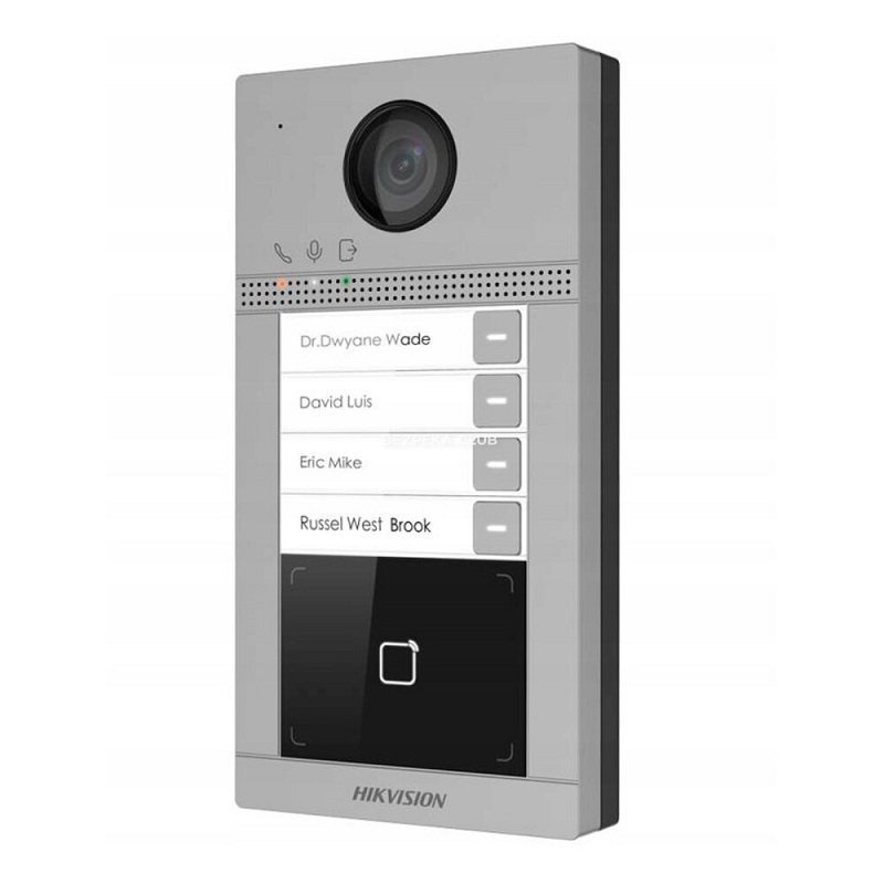 Wi-Fi IP Video Doorbell Hikvision DS-KV8413-WME1/Flush - Image 1