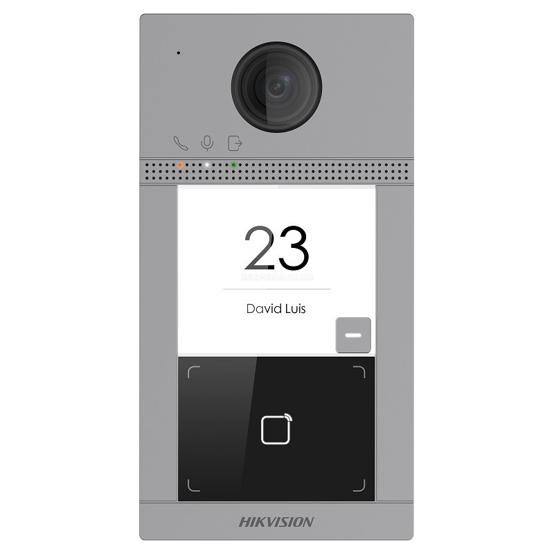 Wi-Fi IP Video Doorbell Hikvision DS-KV8113-WME1(B) Surface - Image 1