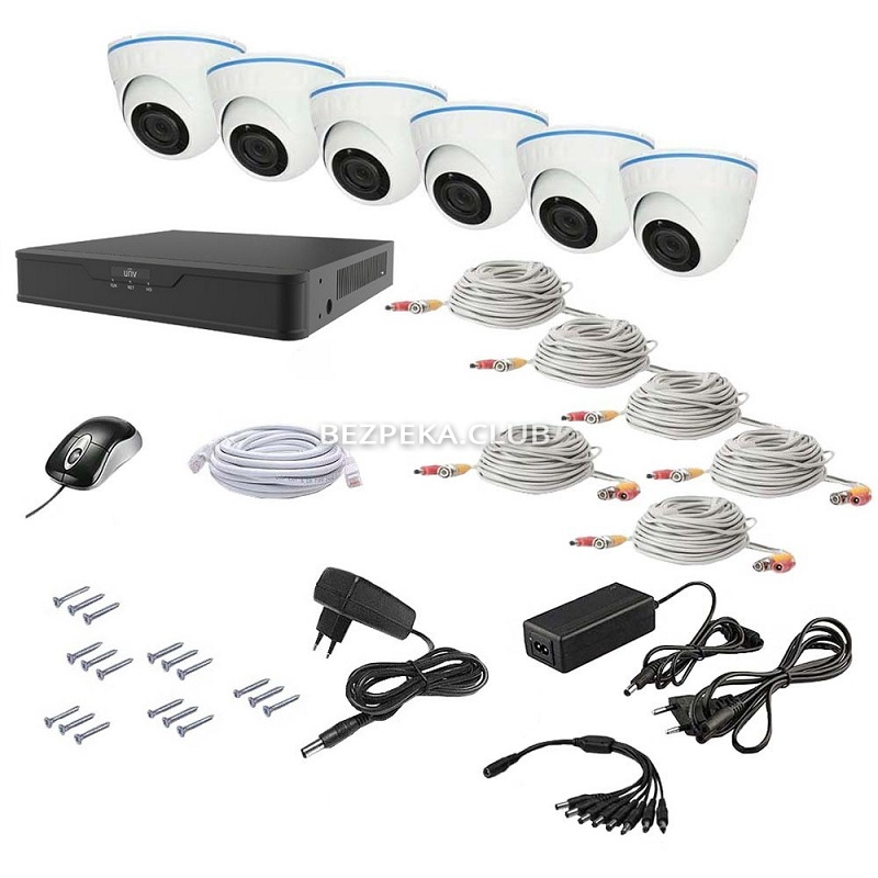 CCTV Kit Tecsar AHD 6IN 2MEGA - Image 1