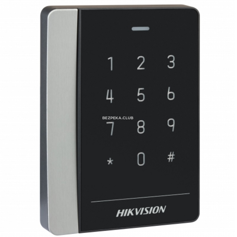 Кодова клавіатура Hikvision DS-K1102AEK зі зчитувачем карт EM Marine - Зображення 1