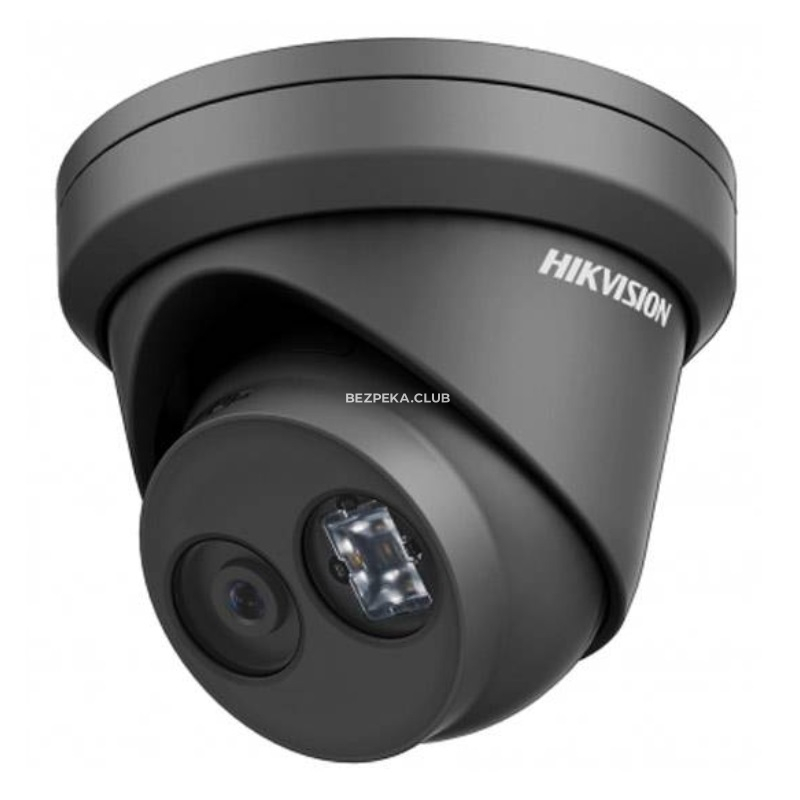 4 Мп IP-видеокамера Hikvision DS-2CD2343G2-IU (2.8 мм) black AcuSense - Фото 1