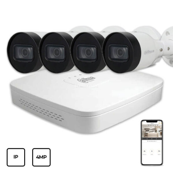 Video surveillance/CCTV Kits IP Video Surveillance Kit Dahua IP KIT 4x4MP OUTDOOR