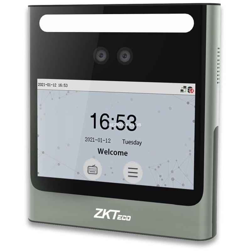 ZKTeco EFace10 WiFi [ID] biometric terminal with face recognition and EM-Marine card reader - Image 1