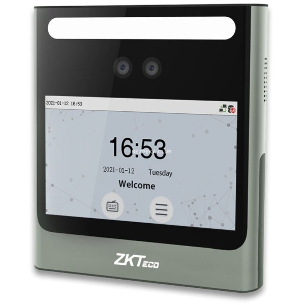 Системи контролю доступу/Біометрична аутентифікація Біометричний термінал ZKTeco EFace10 WiFi [MF] з розпізнаванням облич та зчитувачем карт Mifare