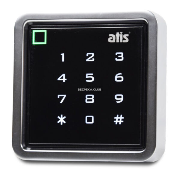 Системы контроля доступа (СКУД)/Кодовая клавиатура Кодовая клавиатура влагозащищенная Atis AK-603 MF-W со встроенным считывателем карт/брелоков
