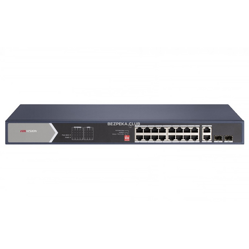 16-port PoE switch Hikvision DS-3E0520HP-E unmanaged - Image 1