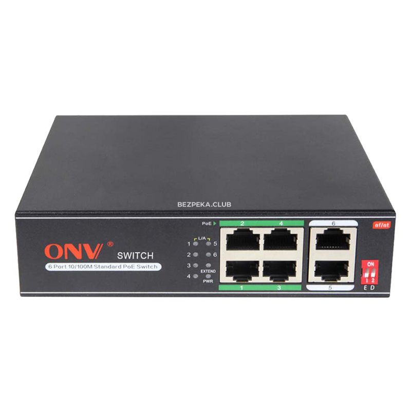 4-port PoE Switch ONV H1064PLD unmanaged - Image 1