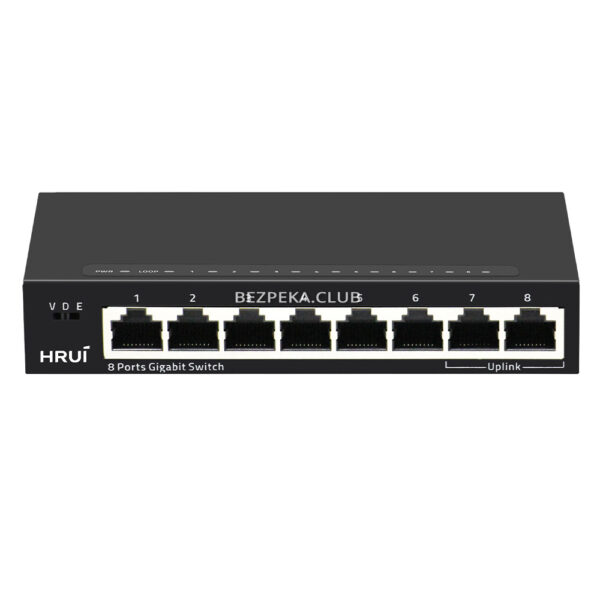 Network Hardware/Switches 8-Port Switch HongRui HR-SWG1080 unmanaged