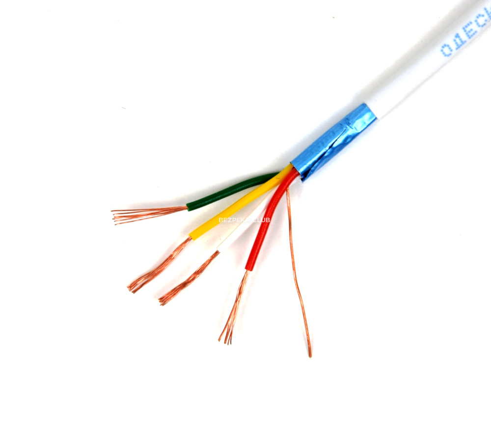 Сигнальный кабель Одескабель Alarm Cable 4х0.22 М медь экранированный - Фото 1