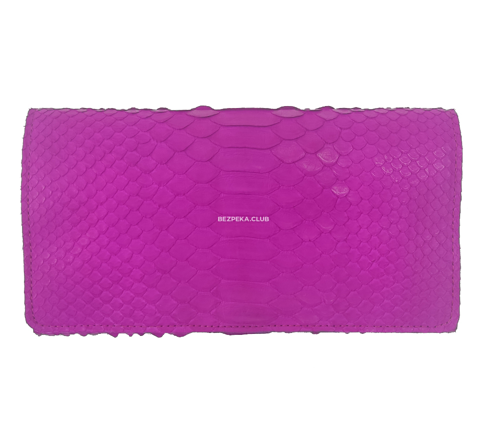 Shielding special agent clutch for smartphone and cards fuchsia LOCKER's Phone Purse Python - Image 1