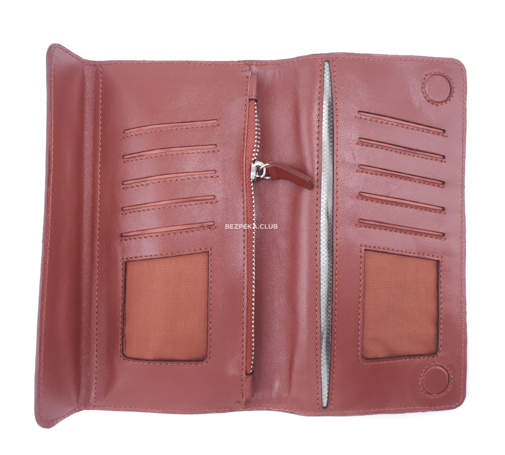 Paranoids shielding clutch for smartphone and cards LOCKER's Phone Purse Red - Image 2