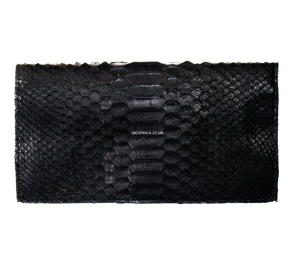 Shielding special agent clutch for smartphone and cards black LOCKER's Phone Purse Python - Image 1