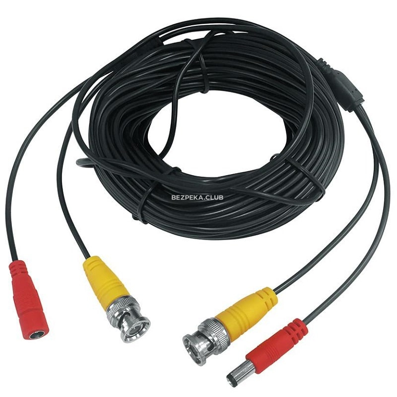 Сombo cable coaxial + power supply Partizan for 18 m - Image 1