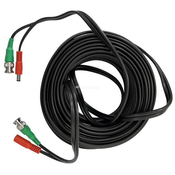 Video surveillance/Connectors, adapters Combo cable coaxial + power Super HD Partizan 18 m