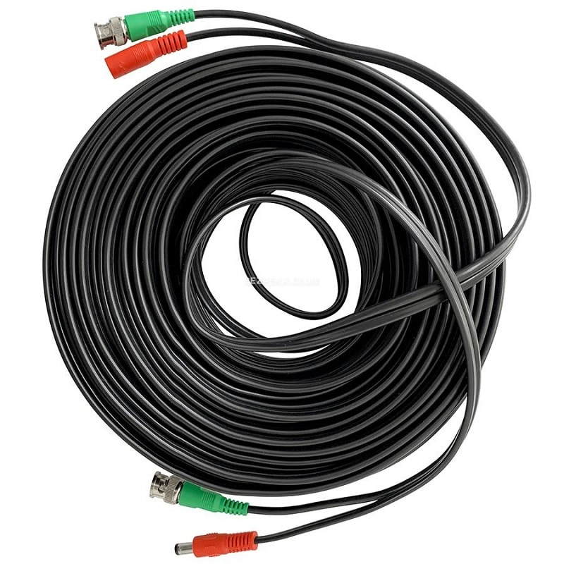 Комбінований кабель коаксіал+живлення Super HD Partizan на 40 м - Зображення 1