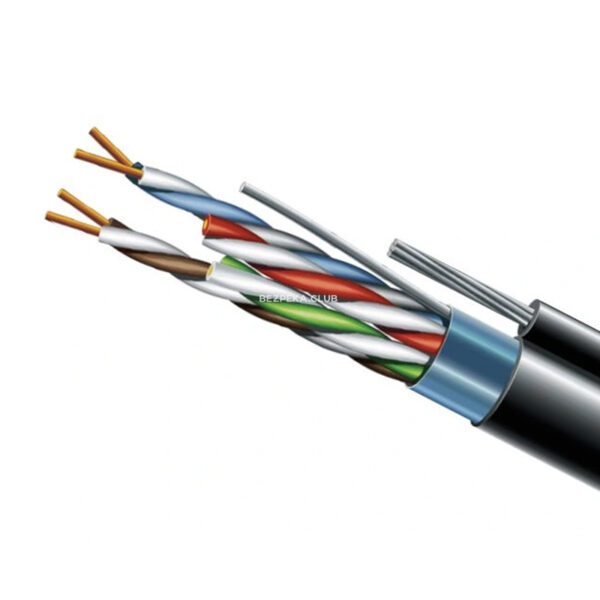 Cable, Tool/Twisted pair Twisted pair Cat. 5e F/UTP PE 4х2х24 AWG + S. M. (к)(72113) 500 m ZZCM external solid copper
