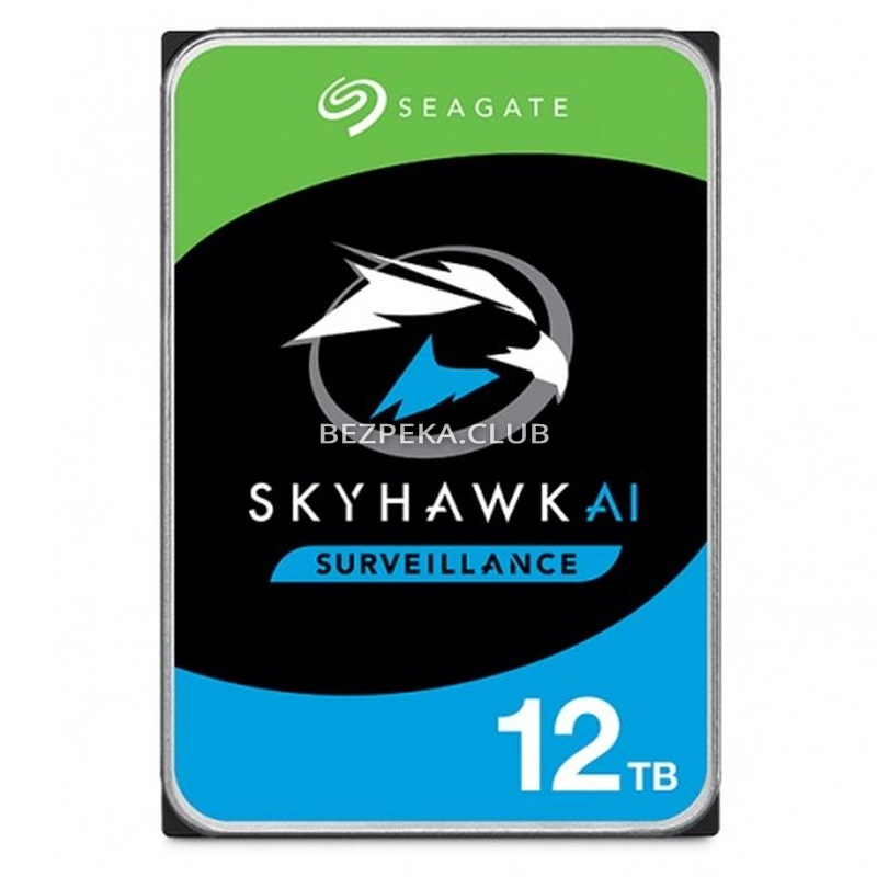 Жорсткий диск 12 TB Seagate Skyhawk AI ST12000VE001 - Зображення 1