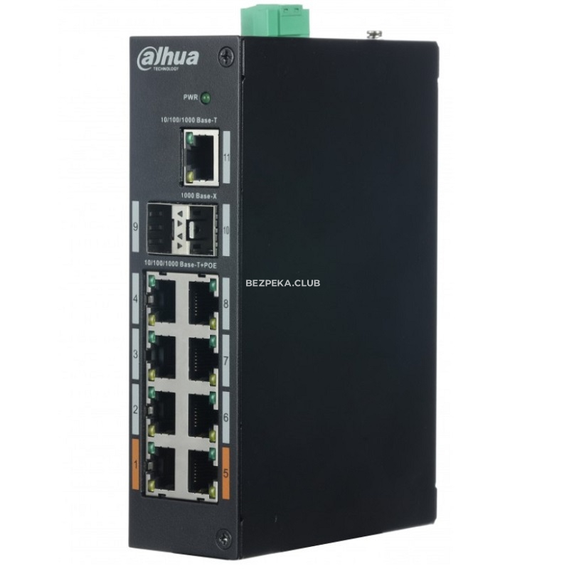 8-ports PoE switch Dahua DH-PFS3211-8GT-120 unmanaged - Image 1