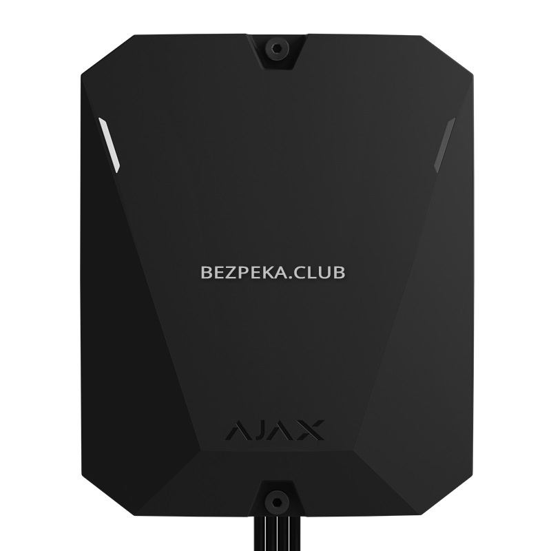 Hybrid control panel Ajax Hub Hybrid (2G) Fibra black with photo verifications of alarms - Image 1