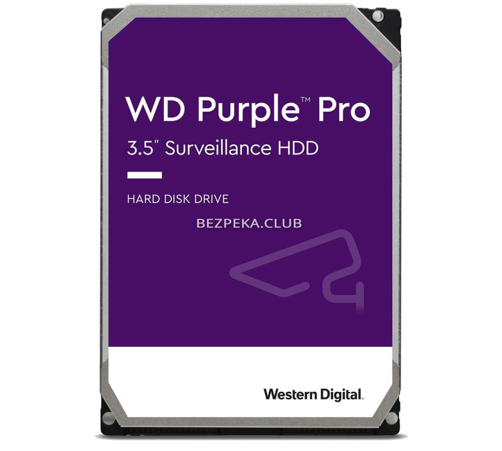 Жесткий диск 12 TB Western Digital WD Purple Pro WD121PURP с AI - Фото 1