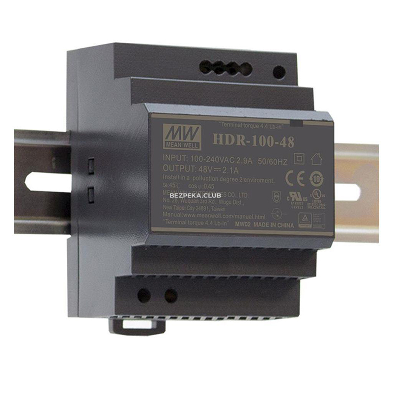 Блок питания MeanWell HDR-100-48N - Фото 1