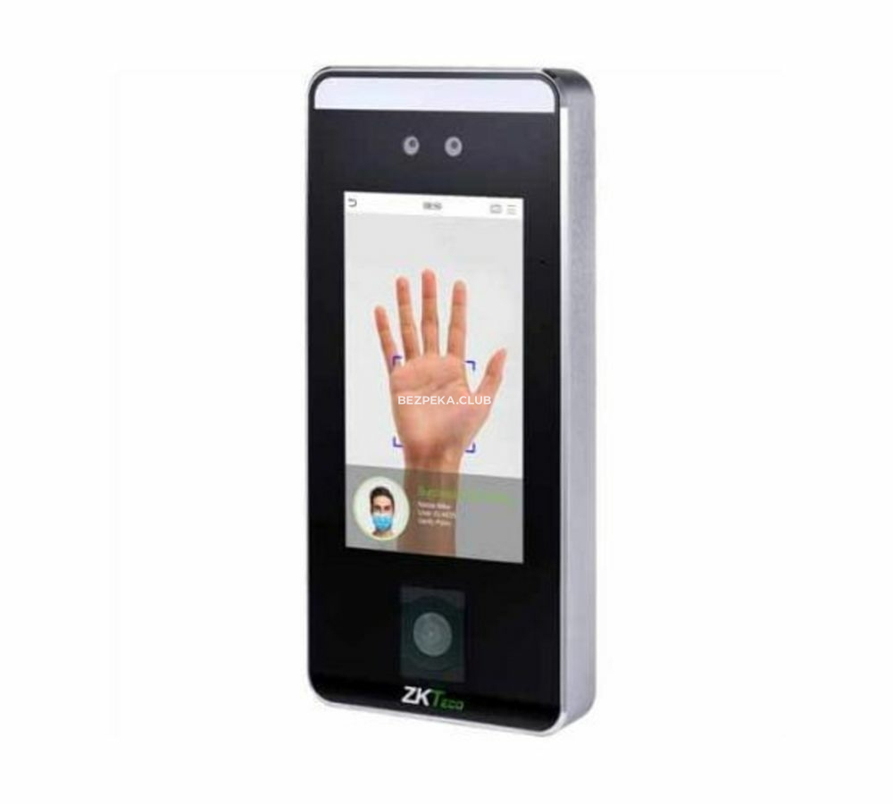 Biometric terminal ZKTeco SpeedFace-V5L[QR] with face and palm recognition and QR-code reader - Image 1