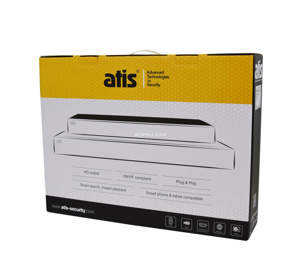 16-канальний NVR IP-відеореєстратор ATIS NVR7216 Ultra з АI функціями - Зображення 4