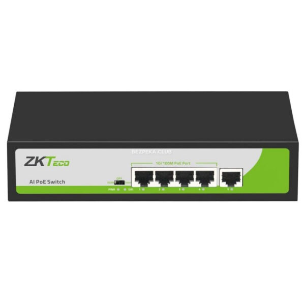 Network Hardware/Switches 4-Port PoE Switch ZKTeco ZK-PoE41N-55W